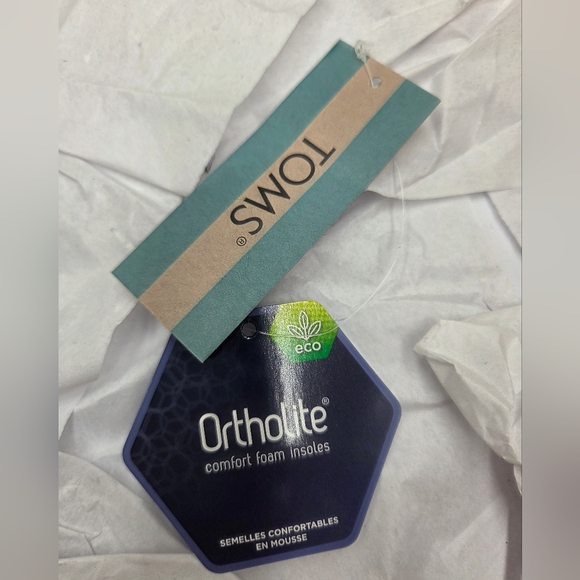 Toms Wedge Boot Melrose Black Water Resistant Lace Up Womens Size 8 New With Box - Picture 12 of 16